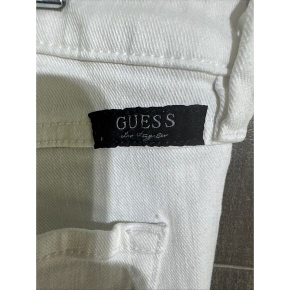 Guess Brittney Skinny Ankle Length White Pants Size 27 - Picture 3 of 11